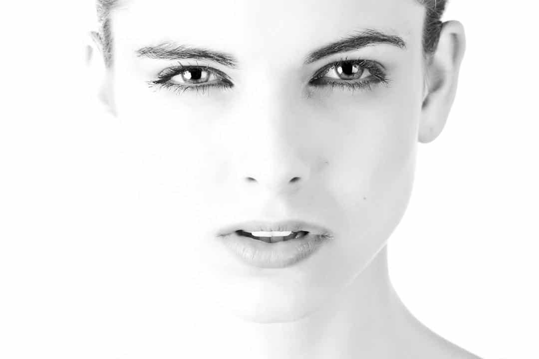 Woman With Smooth Skin After Facial Waxing to Remove Hair Woman With Smooth Skin After Facial Waxing to Remove Hair